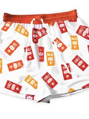 ⭐️ 4/$20 Taco Bell Hot Sauce Drawstring Shorts (No Size Tag, est. Small)